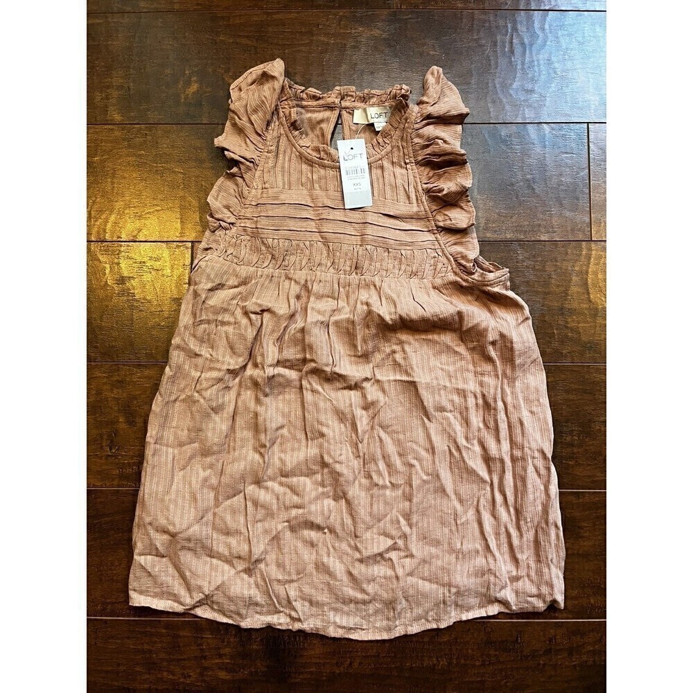 Loft Womens Sleeveless Summer Tank Blouse NWT Sz XXSP